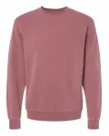 Midweight Pigment-Dyed Crewneck Sweatshirt Pigment Maroon