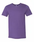 Bella + Canvas Unisex Heather CVC T-Shirt Heather Team Purple