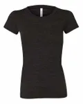Bella + Canvas Ladies' Triblend Short-Sleeve T-Shirt Charcoal Black Triblend