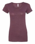 Bella + Canvas Ladies' Triblend Short-Sleeve T-Shirt Maroon Triblend