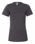Bella + Canvas Ladies' Relaxed Heather CVC Short-Sleeve T-Shirt Dark Grey Heather