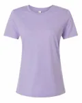 Bella + Canvas Ladies' Relaxed Heather CVC Short-Sleeve T-Shirt Heather Dark Lavender