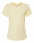 Bella + Canvas Ladies' Relaxed Heather CVC Short-Sleeve T-Shirt Heather French Vanilla