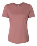 Bella + Canvas Ladies' Relaxed Heather CVC Short-Sleeve T-Shirt Heather Mauve