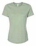 Bella + Canvas Ladies' Relaxed Heather CVC Short-Sleeve T-Shirt Heather Sage