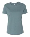 Bella + Canvas Ladies' Relaxed Heather CVC Short-Sleeve T-Shirt Heather Slate
