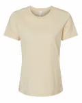Bella + Canvas Ladies' Relaxed Heather CVC Short-Sleeve T-Shirt Heather Soft Cream