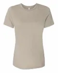 Bella + Canvas Ladies' Relaxed Heather CVC Short-Sleeve T-Shirt Heather Stone