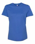 Bella + Canvas Ladies' Relaxed Heather CVC Short-Sleeve T-Shirt Heather True Royal