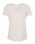 Bella + Canvas Ladies' Relaxed Heather CVC Jersey V-Neck T-Shirt Heather Dust