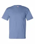 Bayside Adult 6.1 oz., 100% Cotton T-Shirt Carolina Blue