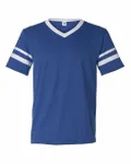 Augusta Sportswear Adult Sleeve Stripe Jersey Royal/ White