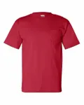 Bayside Adult 6.1 oz., 100% Cotton T-Shirt RED