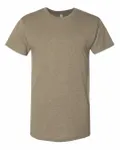 Bella + Canvas Men's Long Body Urban T-Shirt Heather Olive
