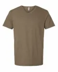 American Apparel Unisex CVC V-Neck T-Shirt Heather Army