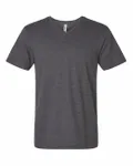 American Apparel Unisex CVC V-Neck T-Shirt Heather Charcoal
