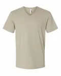 American Apparel Unisex CVC V-Neck T-Shirt Heather Khaki