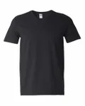 Gildan Adult Softstyle V-Neck T-Shirt BLACK