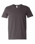 Gildan Adult Softstyle V-Neck T-Shirt Charcoal