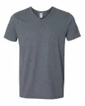 Gildan Adult Softstyle V-Neck T-Shirt Dark Heather