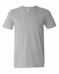 Gildan Adult Softstyle V-Neck T-Shirt Sport Grey