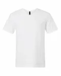 Gildan Adult Softstyle V-Neck T-Shirt WHITE