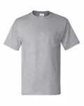 Hanes Men's Authentic-T Pocket T-Shirt Light Steel