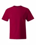 Hanes Unisex Beefy-T T-Shirt Deep Red