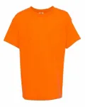 Hanes Youth 50/50 T-Shirt SAFETY ORANGE