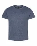 Gildan Youth Softstyle T-Shirt Heather Navy