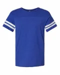 LAT Men's Football T-Shirt Vintage Royal/ White