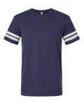 LAT Men's Football T-Shirt Vintage True Navy/ Blended White