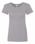 Next Level Apparel Ladies' Ideal T-Shirt Heather Grey