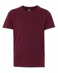 Next Level Apparel Youth Boys Cotton Crew Maroon