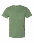 Next Level Apparel Adult Inspired Dye Crew with Pocket Clover