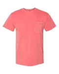 Next Level Apparel Adult Inspired Dye Crew with Pocket Guava