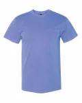 Next Level Apparel Adult Inspired Dye Crew with Pocket Peri Blue