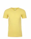 Next Level Apparel Men's Sueded V-Neck T-Shirt Banana Cream