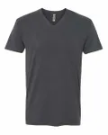 Next Level Apparel Men's Sueded V-Neck T-Shirt Heavy Metal