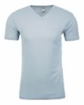 Next Level Apparel Men's Sueded V-Neck T-Shirt Light Blue