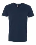 Next Level Apparel Men's Sueded V-Neck T-Shirt Midnight Navy