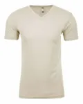 Next Level Apparel Men's Sueded V-Neck T-Shirt Natural