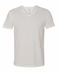 Next Level Apparel Men's Sueded V-Neck T-Shirt WHITE