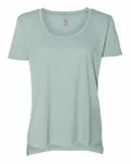 Next Level Apparel Ladies' Festival Scoop Stonewash Green