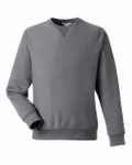 Team 365 Unisex Zone HydroSport Heavyweight Sweatshirt Dark Grey Heather