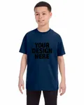 Jerzees Youth DRI-POWER ACTIVE T-Shirt Vintage Hth Navy