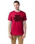 Hanes Adult Essential Short Sleeve T-Shirt Athletic Crimson