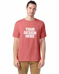 ComfortWash by Hanes Men's Garment-Dyed T-Shirt Coral Craze