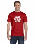 Hanes Adult Essential Short Sleeve T-Shirt Deep Red