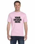 Hanes Adult Essential Short Sleeve T-Shirt Pale Pink